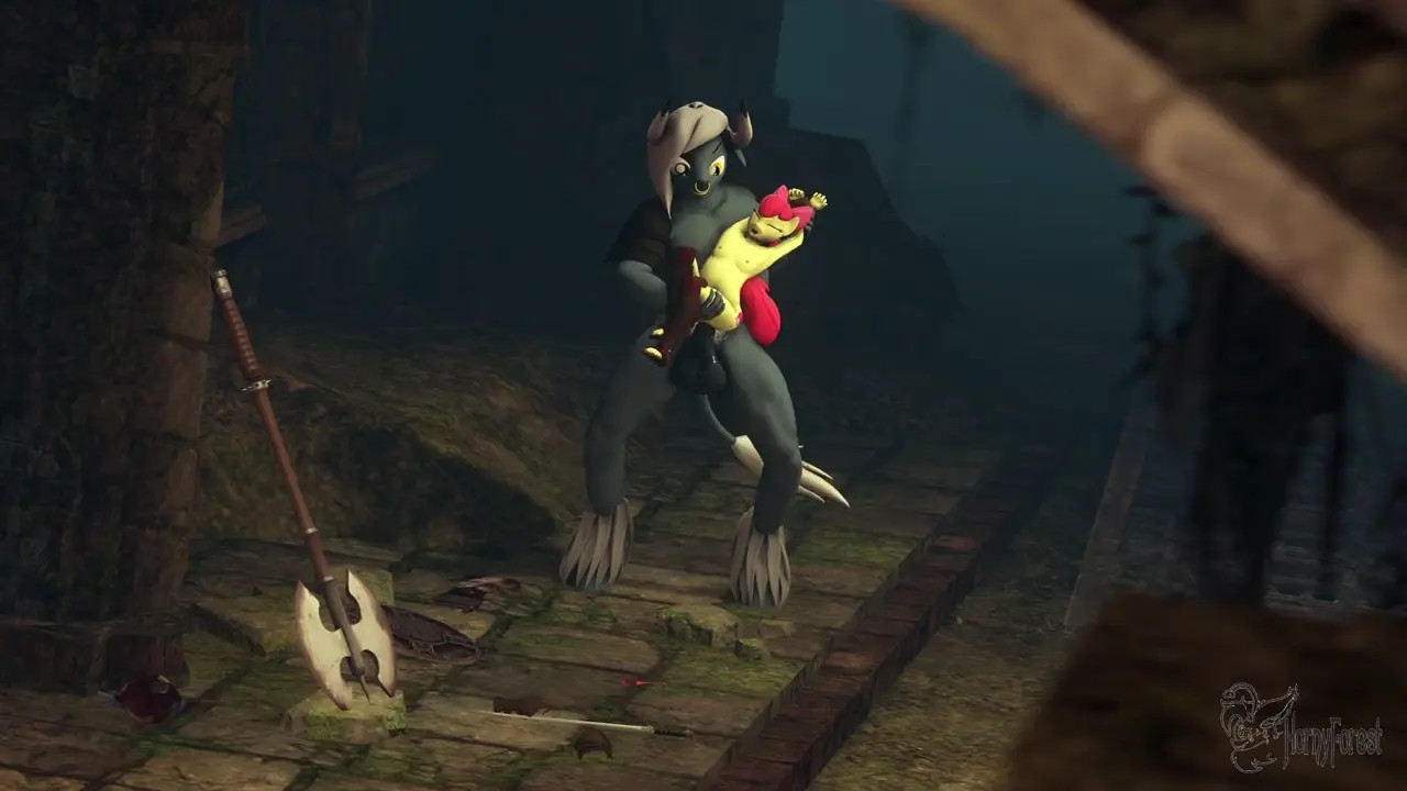 (HornyForest) Madness in the Minotaur's Labybrinth (Applebloom Version)