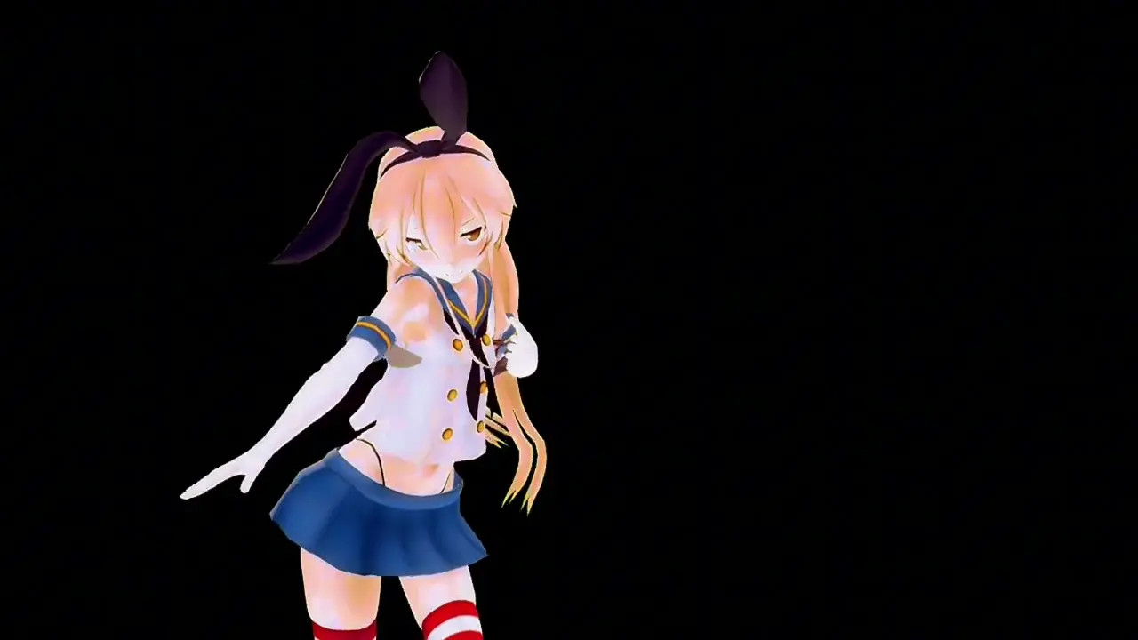 Shimakaze - Girls [MMD R18] CuteMMD