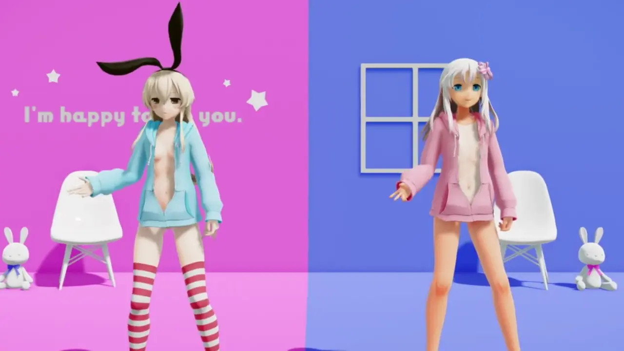 Shimakaze & Ro500 - Chocolate Cream [MMD R18] Moeyasui Koneko