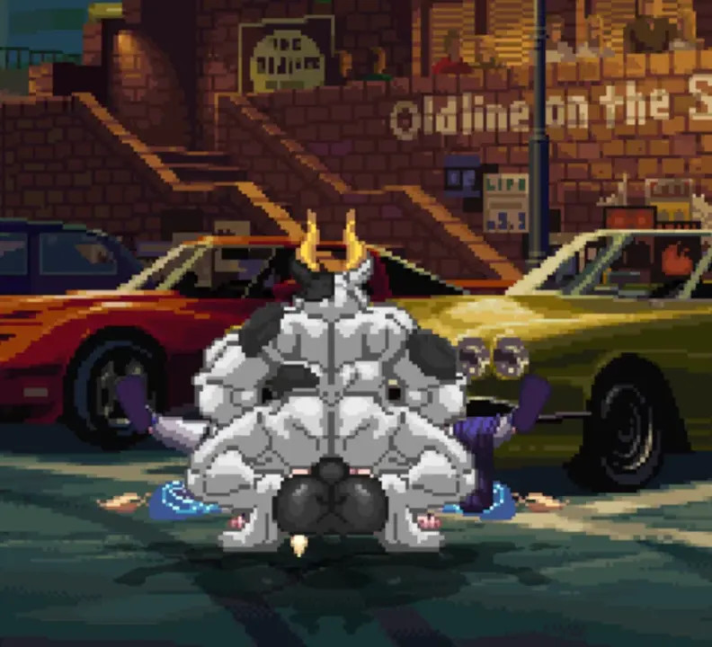 Scaramouche impregnated by a muscular-OX