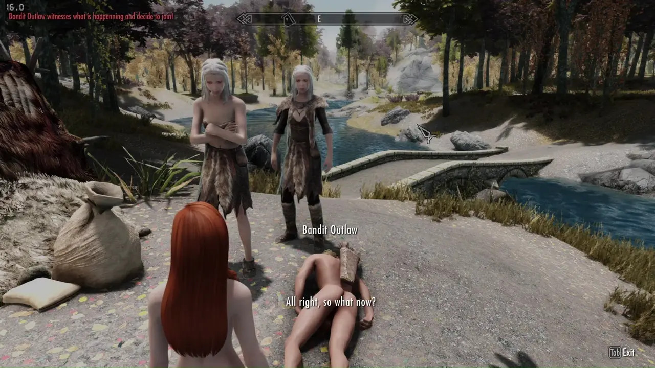 Chapter 2: Wizards Bandits kill my boyfriend and then they fuck me - TESV: Skyrim AE
