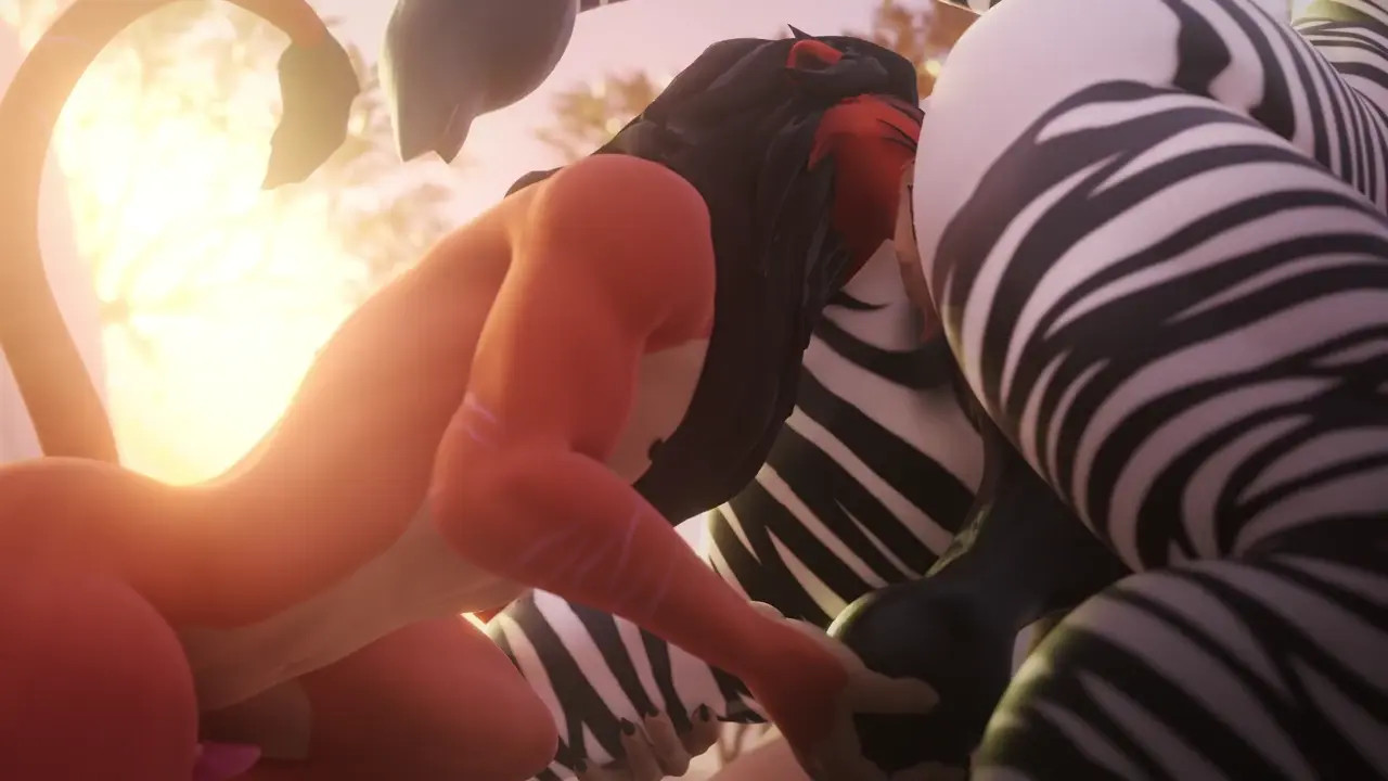 scar rimming zebra
