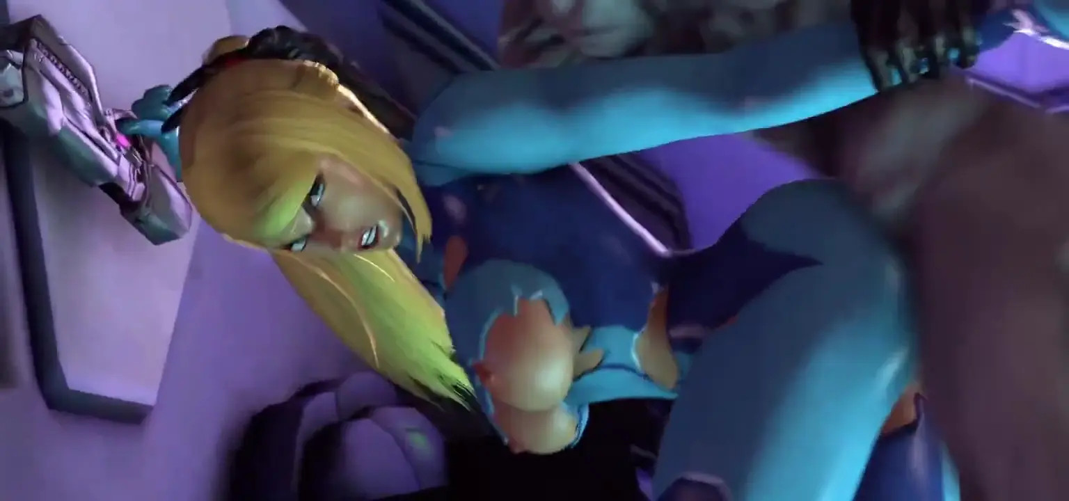 Samus encounter with a walrider [kaminakirei]