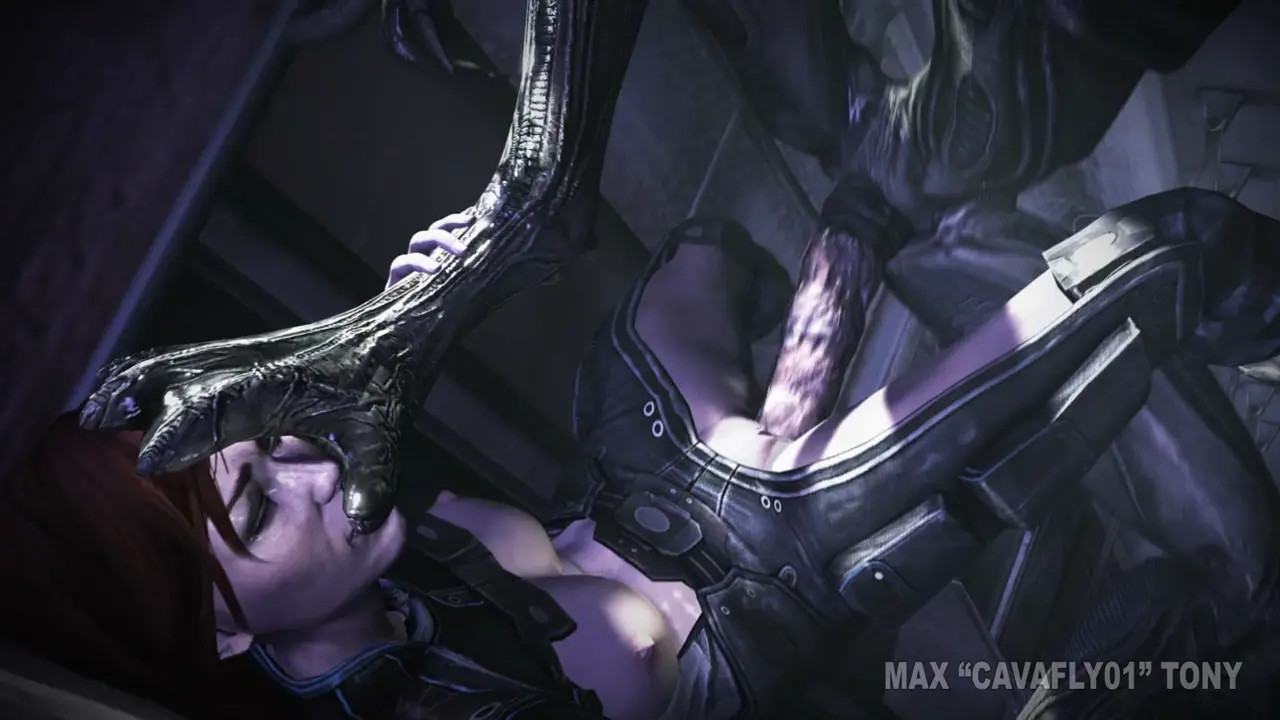 Xenomorphe piledrive FemShepard [Cavafly01]