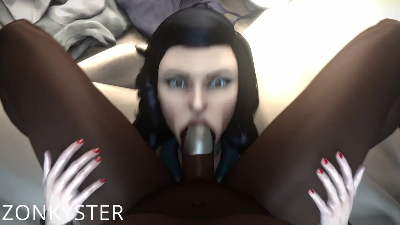 Elizabeth proving why she's the Bioshock Throat G.O.A.T. (black+alt) [Zonkyster]