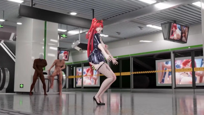 [C3]Yinlin metro platform sexy dance