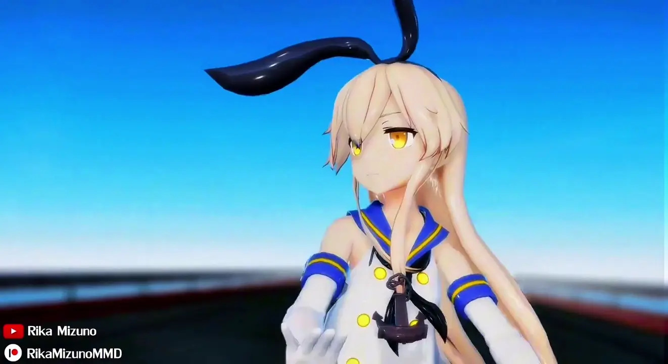 Shimakaze - Killer B [MMD R18] Rika Mizuno