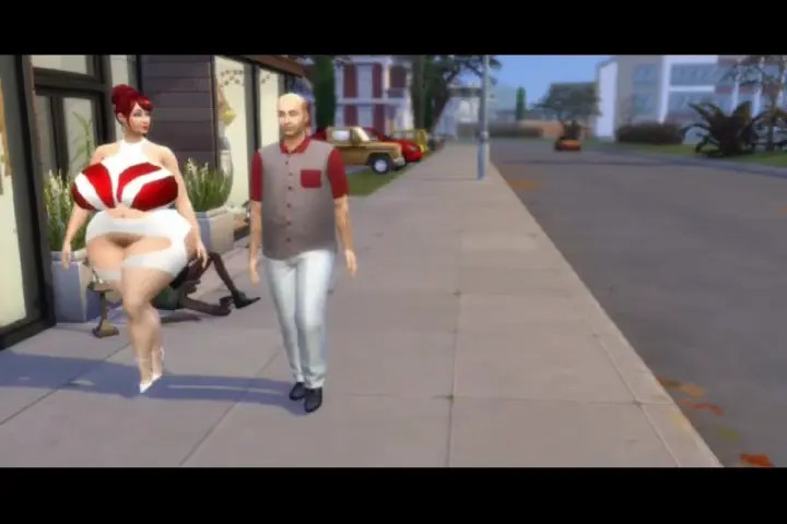 Black Bum Elevator Fuck Next To Husband