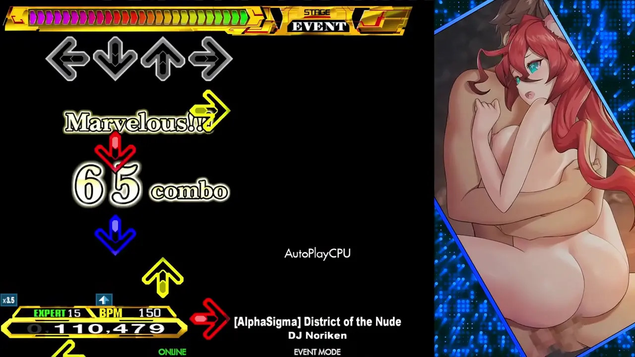 NSFW DDR - District of the Nude (Vertical HMV)