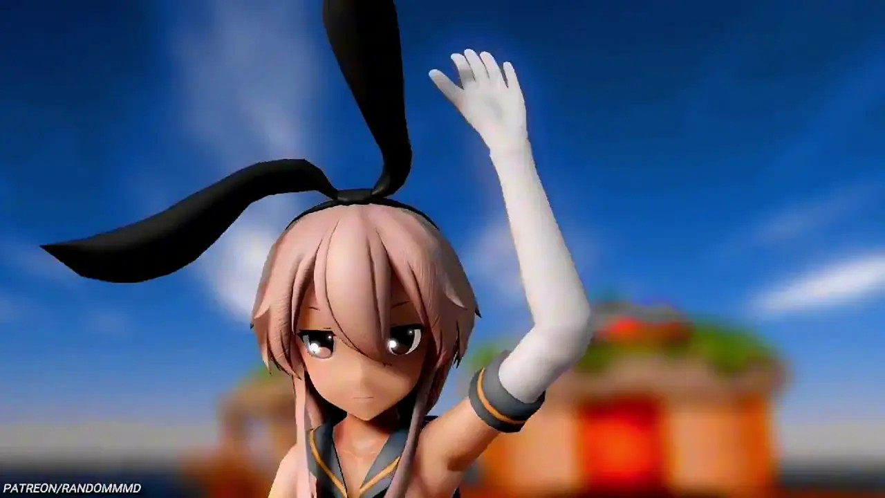 Shimakaze & Amatsukaze - Drop Pop Candy [MMD R18]