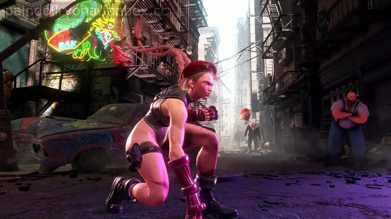 Cammy Stripped and DOMINATED by Bison