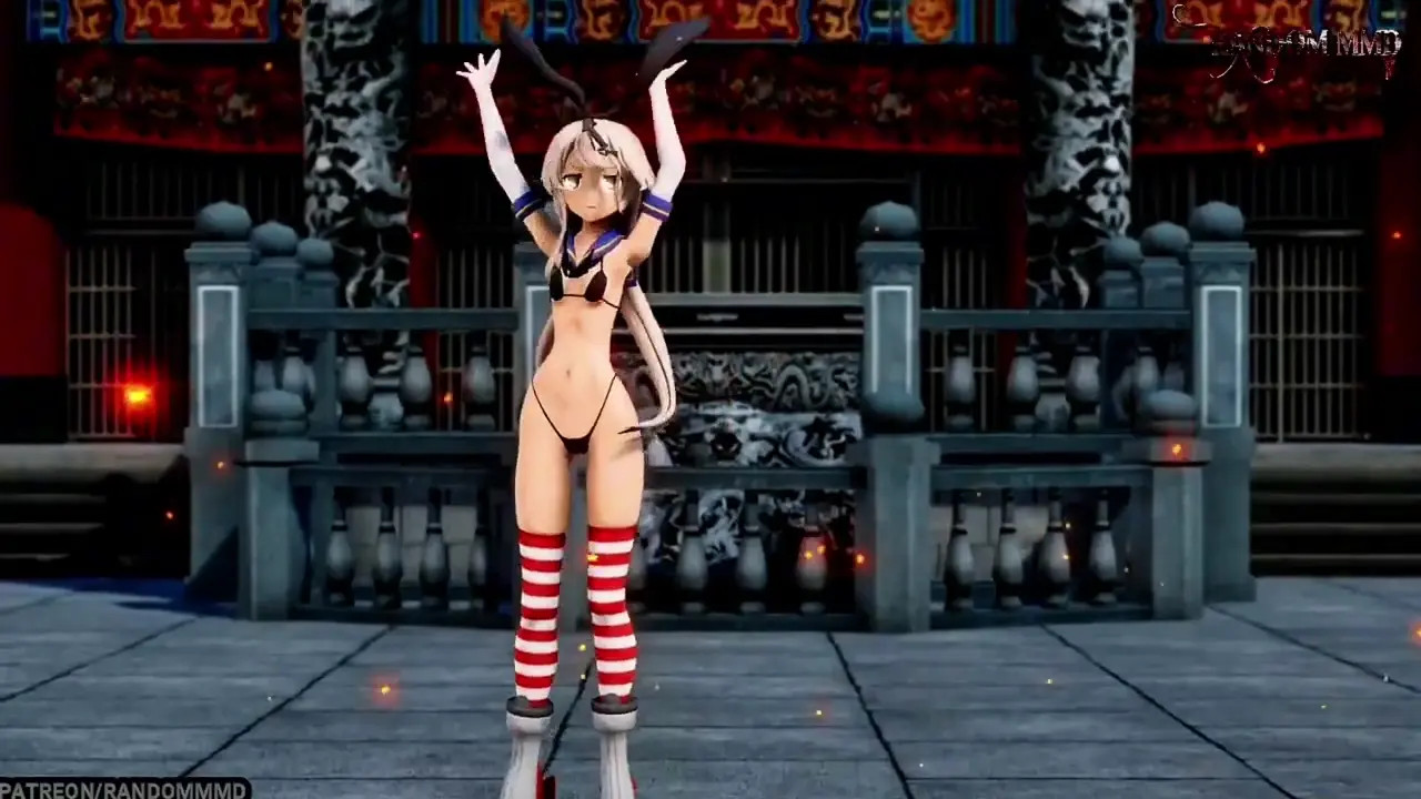 Shimakaze - Wildfire [MMD R18] RandomMMD