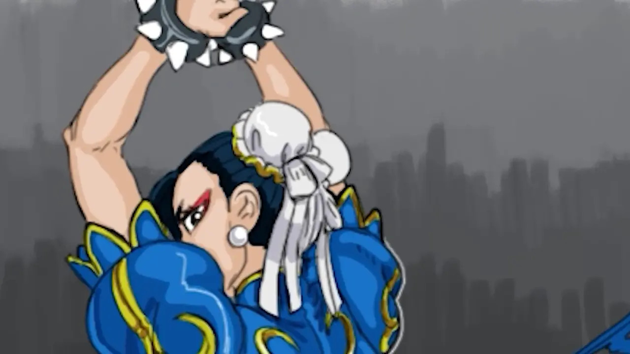 Chun li in the dungeon trailer!