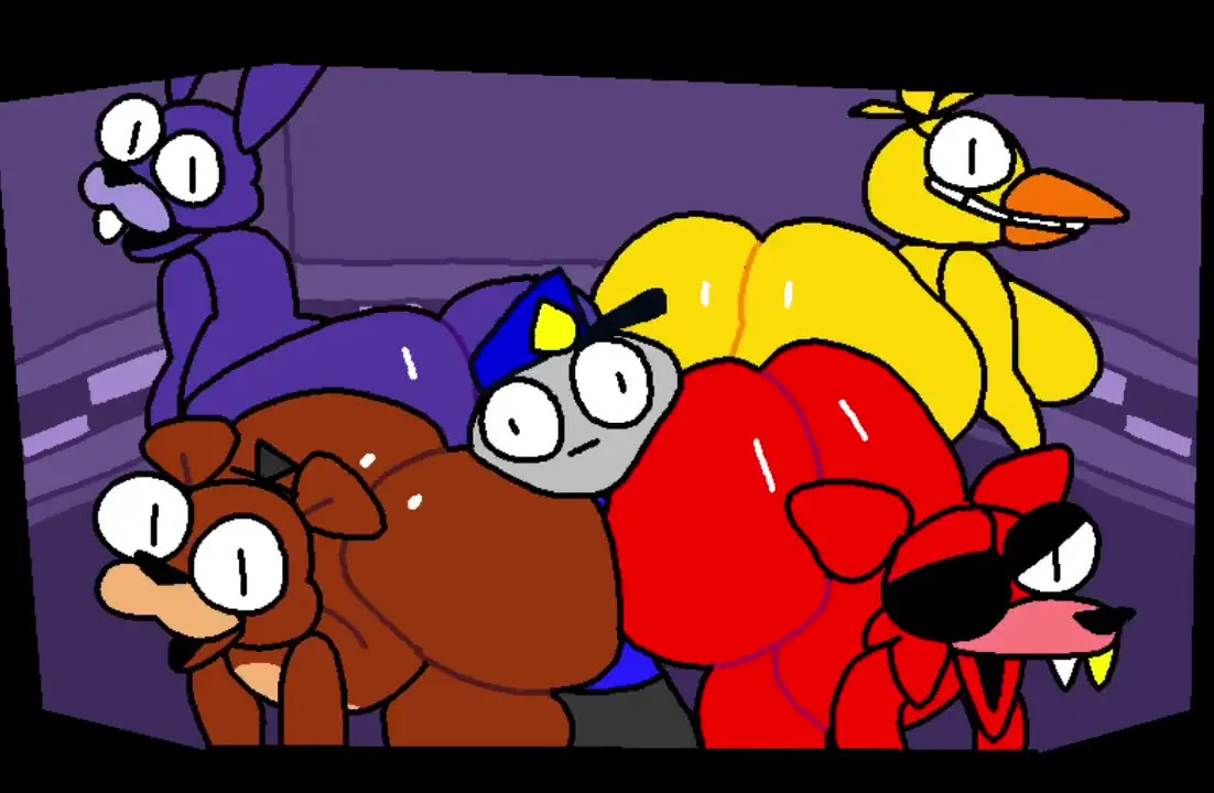 freddy gang messing with guard