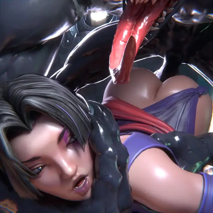 Psylocke Pounded by Venom