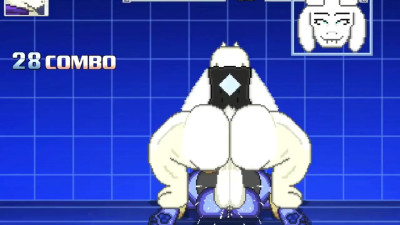 Hyper Canine Cock Toriel - Blue Alt