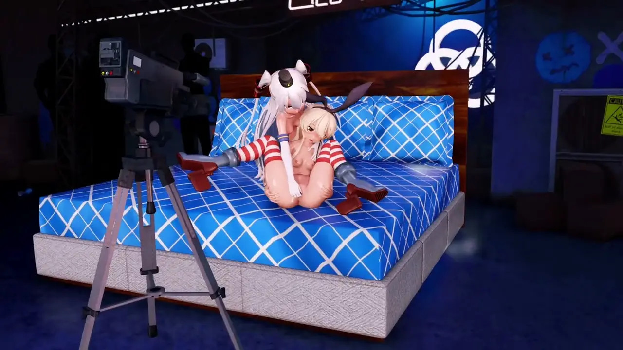 Shimakaze & Amatsukaze record a porn video [R18] GenesisMMD