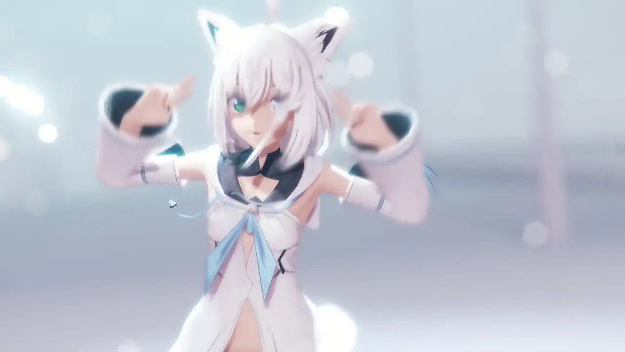MMD R18 AI no Uta shirakami fubuki