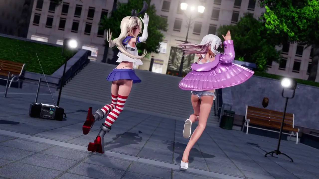 Shimakaze & Ro500 - Heart Pie Dancehall (ver. 2) [MMD R18] Hickan