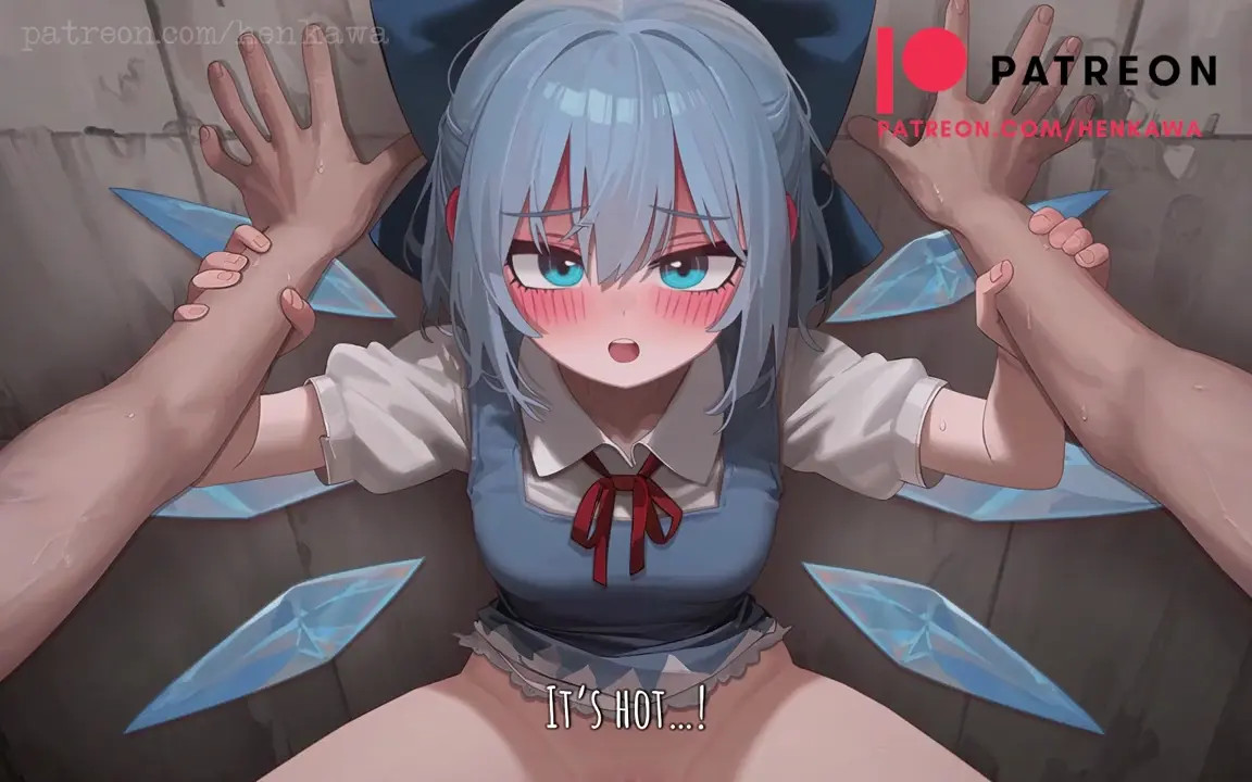 Cirno touhou holding