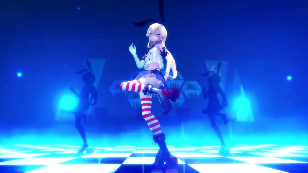 Shimakaze - Sticky Sticky [MMD R15] Hamselvish