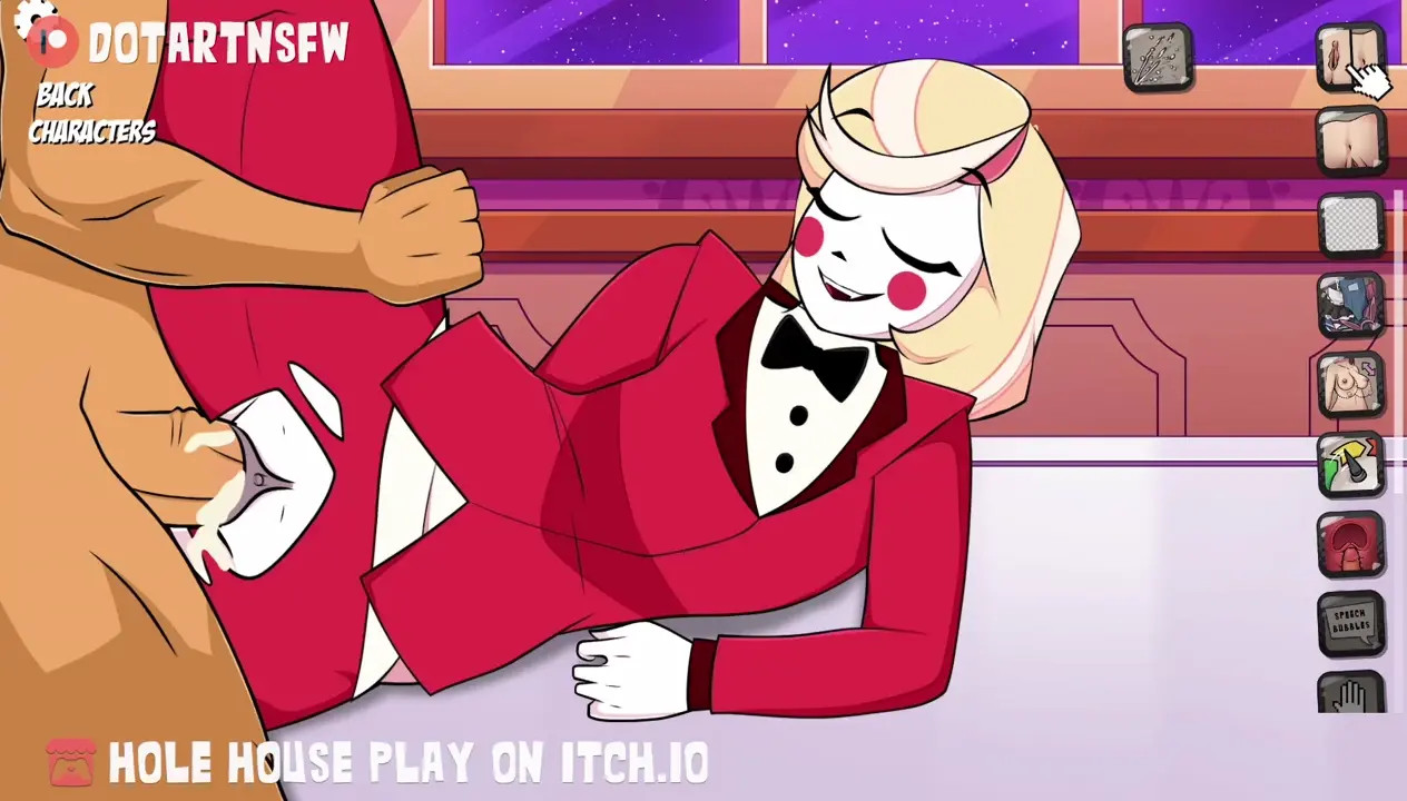 Charlie Morningstar Legs Spread Creampie - Hole House Game