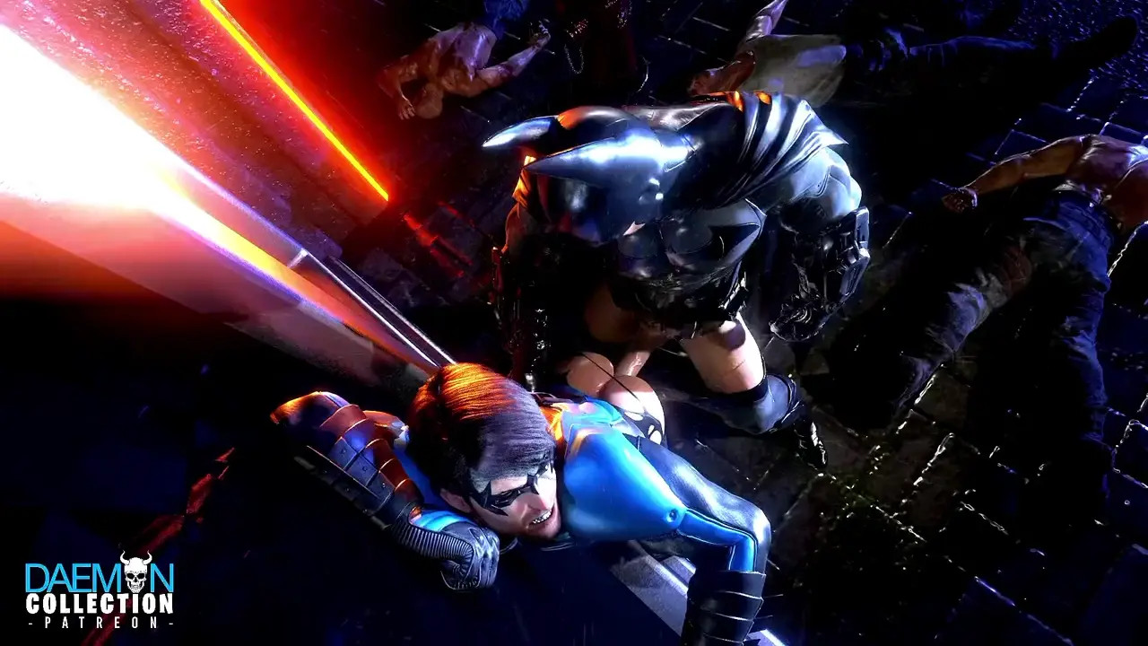 DC Batman & Nightwing/Bane Compilation 3D