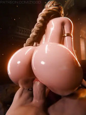 Close up of Queen Marika cowgirl