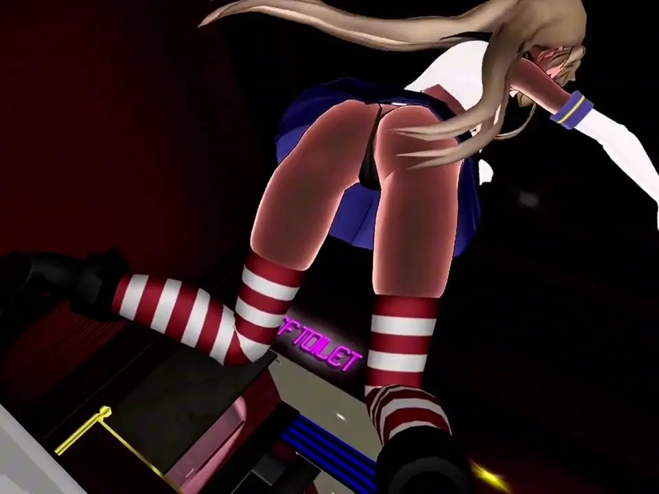 Shimakaze - Vifta Med Handerna [MMD R18] Aoinu11