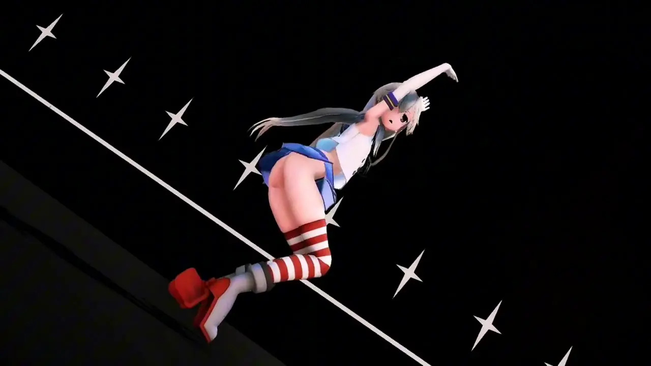 Shimakaze - Fancy (Nopan) [MMD R18] Aoinu11