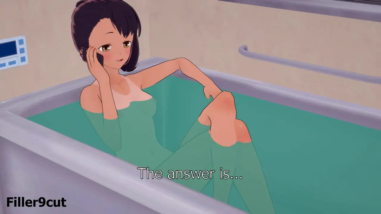 Nagatoro Bath Masturbation