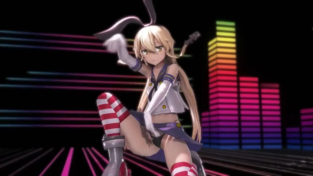 Shimakaze - Spit it out [MMD R18] Popipapi