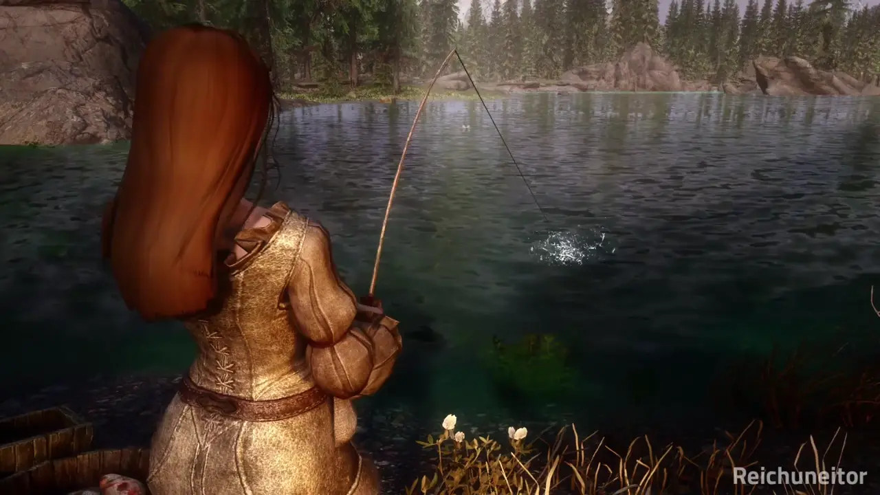 Fishing gone wild - Skyrim