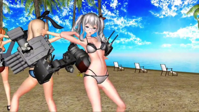 Shimakaze, Kashima & Prinz - Liar Dance [MMD R18] F104