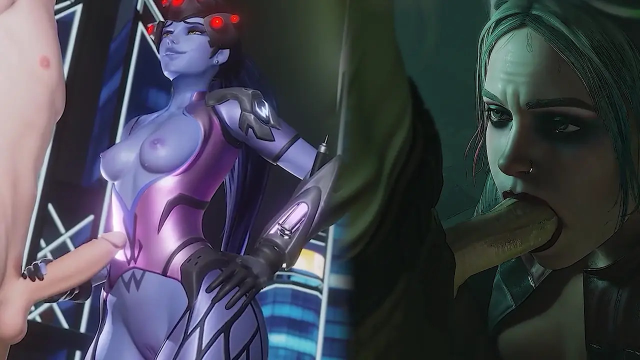 widowmaker and harley quinn sex compilation