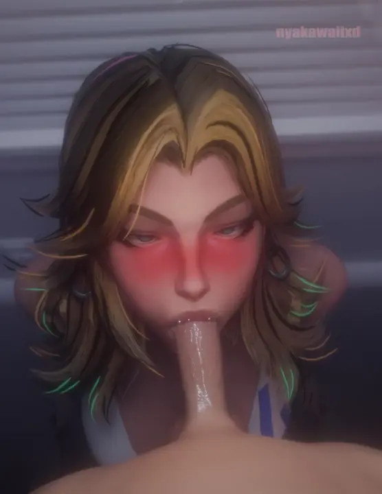 Sue Storm sloppy bj (nyakawaiixd)