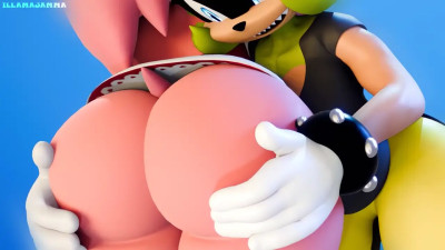 Surge Touching Amy's Ass