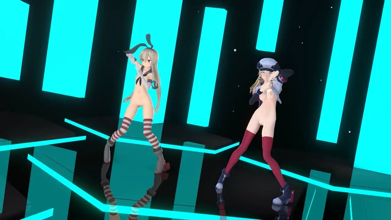 Shimakaze & Oakland - Luvoratorrrrry! [MMD R18] xxxhoraxxx