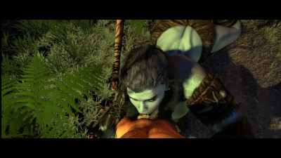 Giant Woman Giving A Khajiit Oral