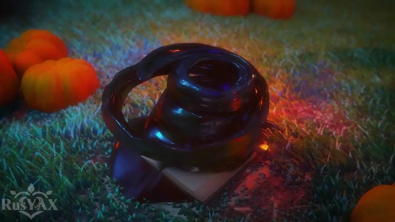 Hu Tao Celebrates Halloween With Monsters [RusYAX]