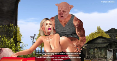 When the city girl gets fucked by the redneck pig