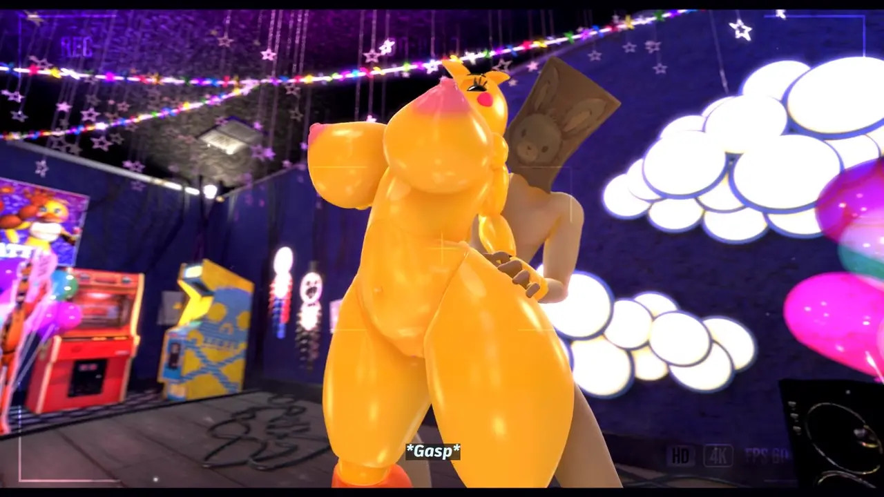 Toy Chica's morning routine