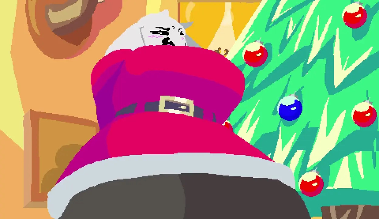 kris and toriel christmas