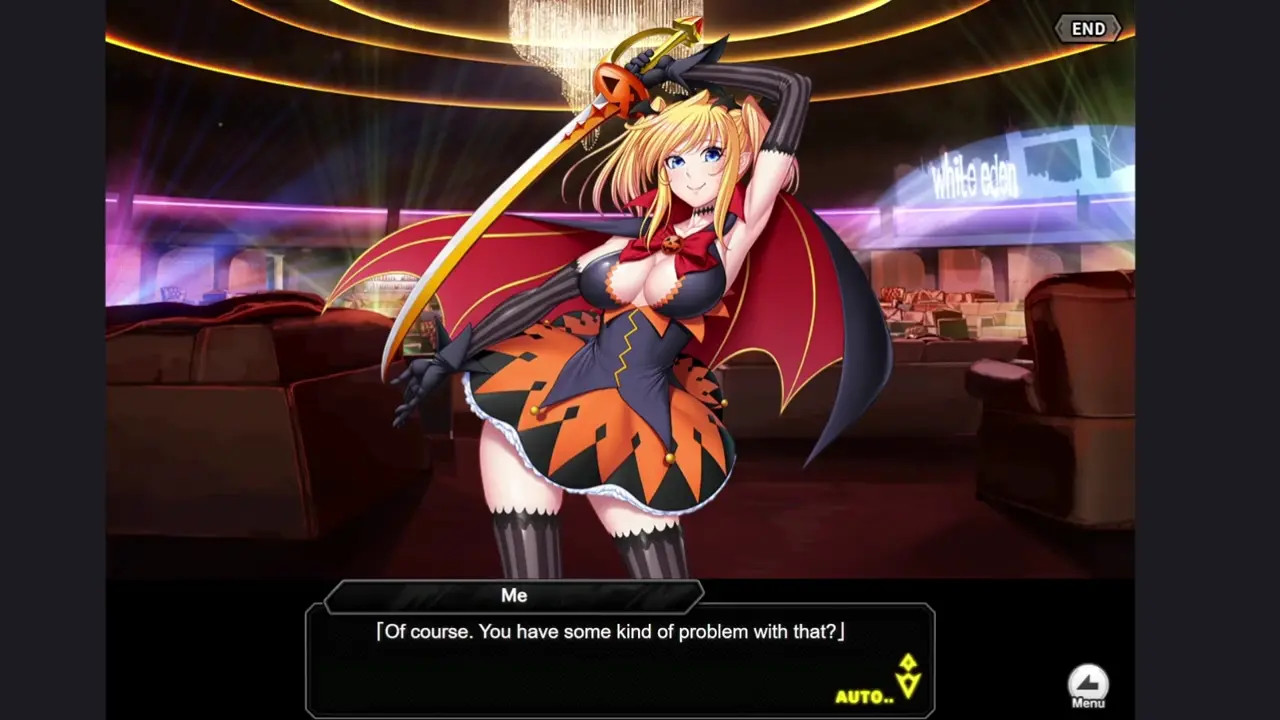 [Halloween Night] Shinganji Kurenai H-scene 01 (Taimanin RPGX ENG)