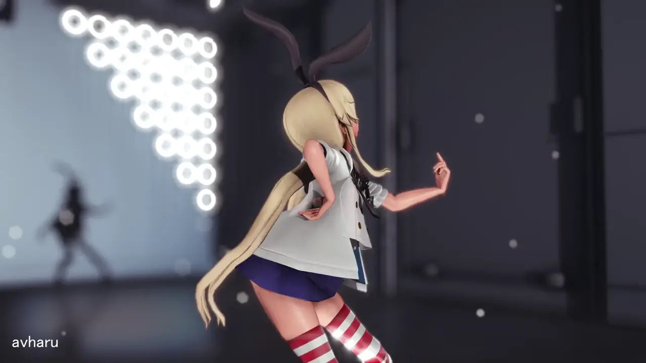 Shimakaze - GETCHA! [MMD R18] Avharu