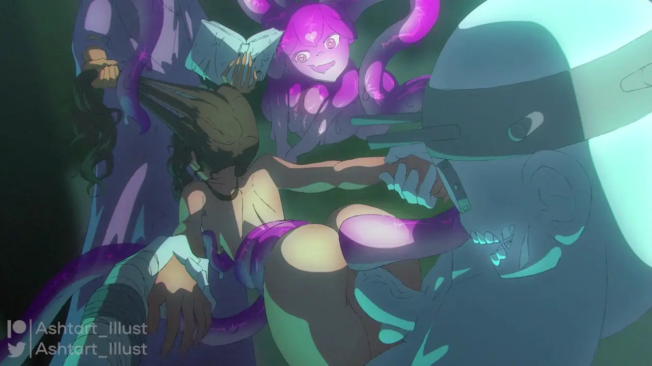 Ghostbusters gangbang with a creampie