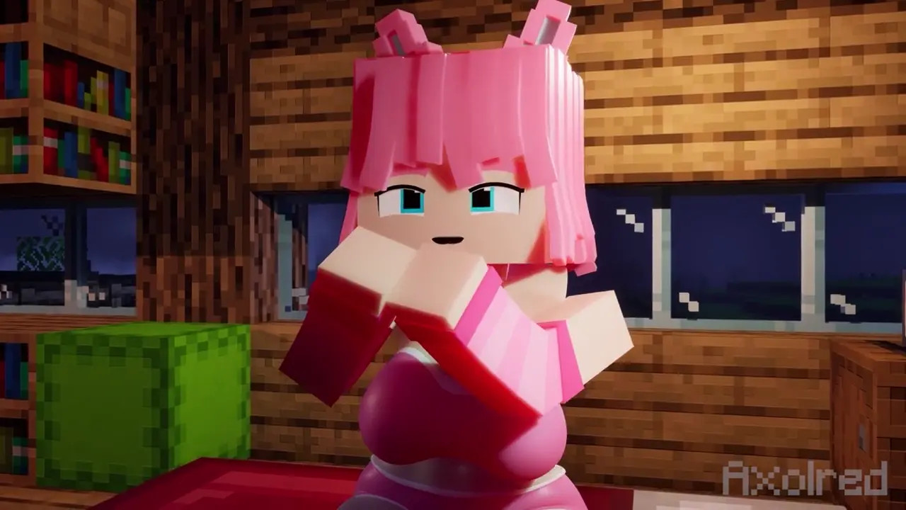 Villager X Sexy Girl in Minecraft