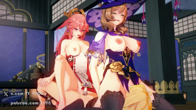 YaeMiko & Lisa Sex (sound)