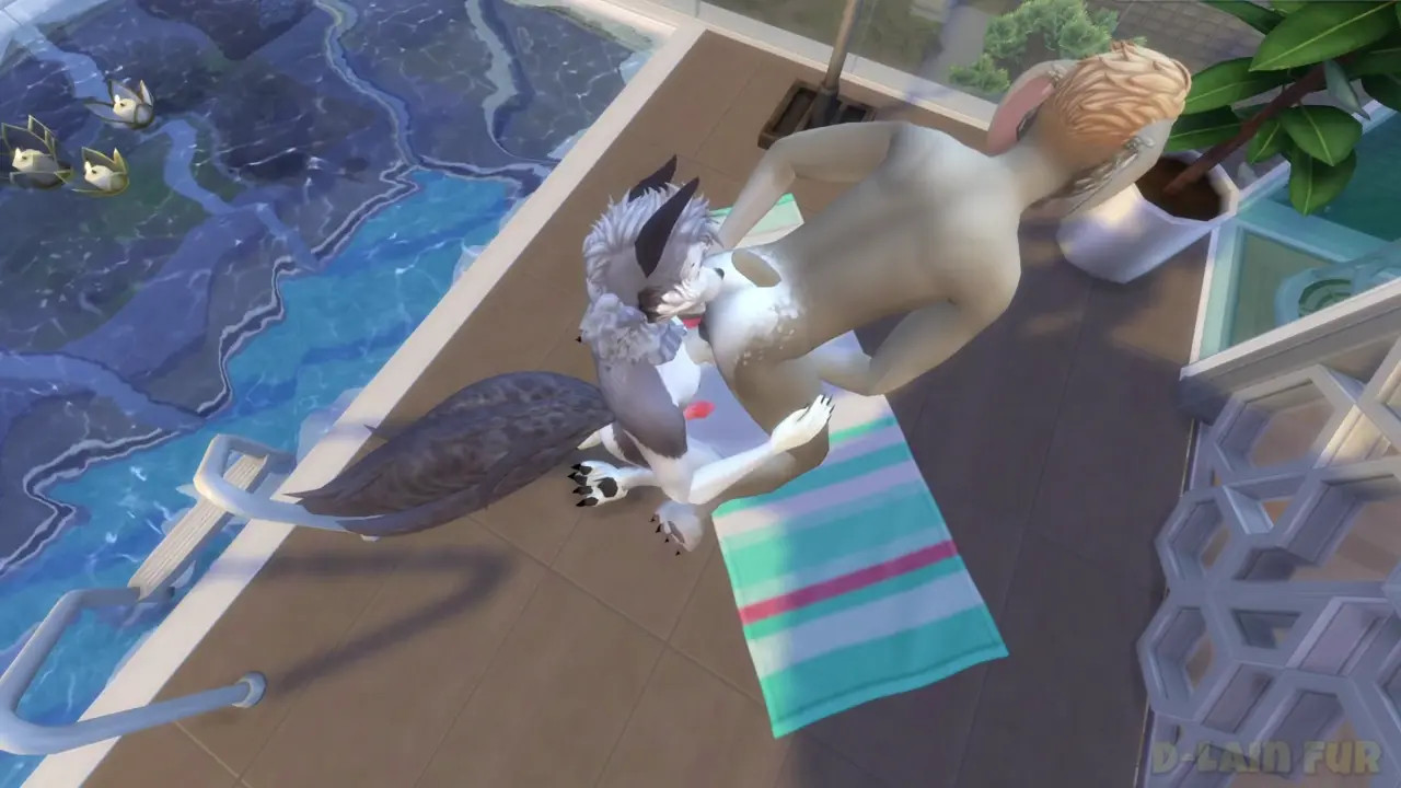 ♂️♂️ Magic, Pool & Furry! ❤️ [FURRY SIMS 4]