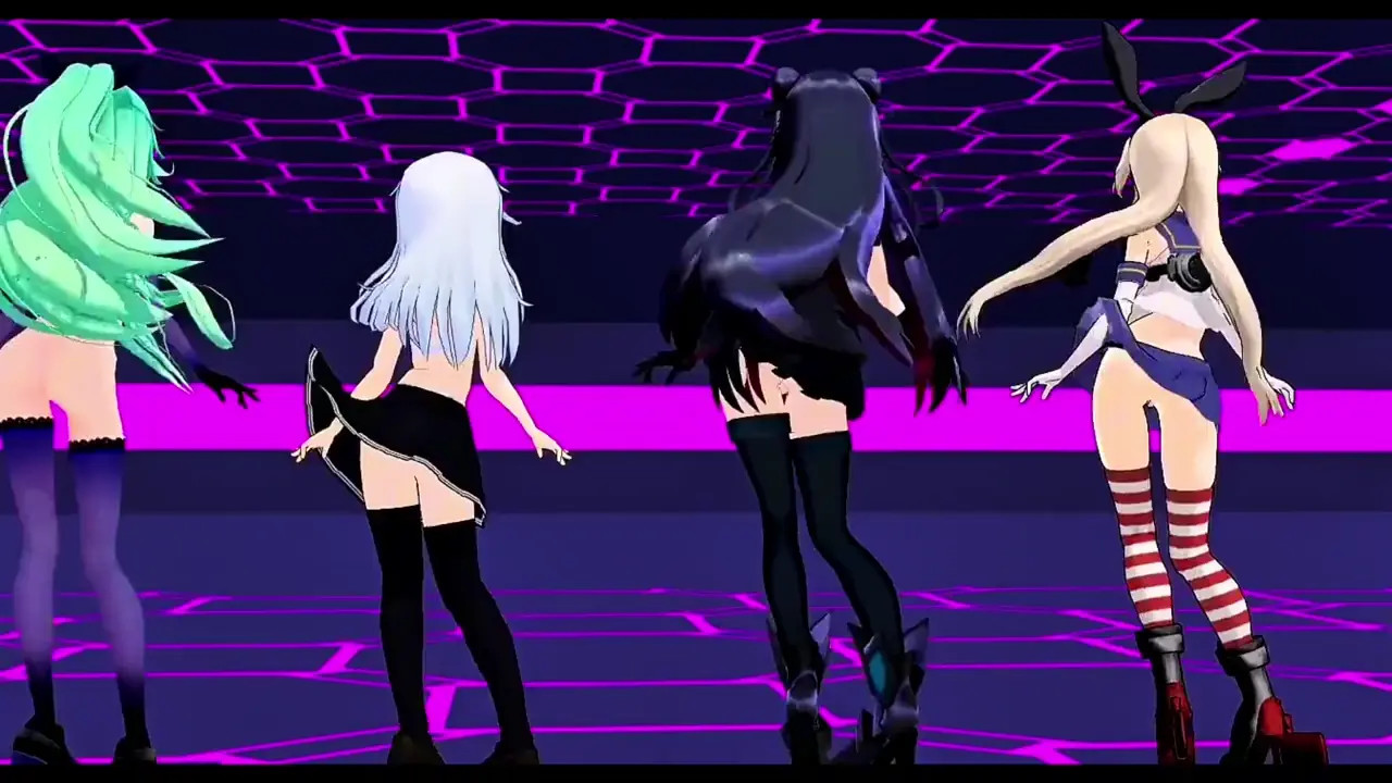 Shimakaze & Fleet Girls - Ghost Dance [MMD R18] Kuon